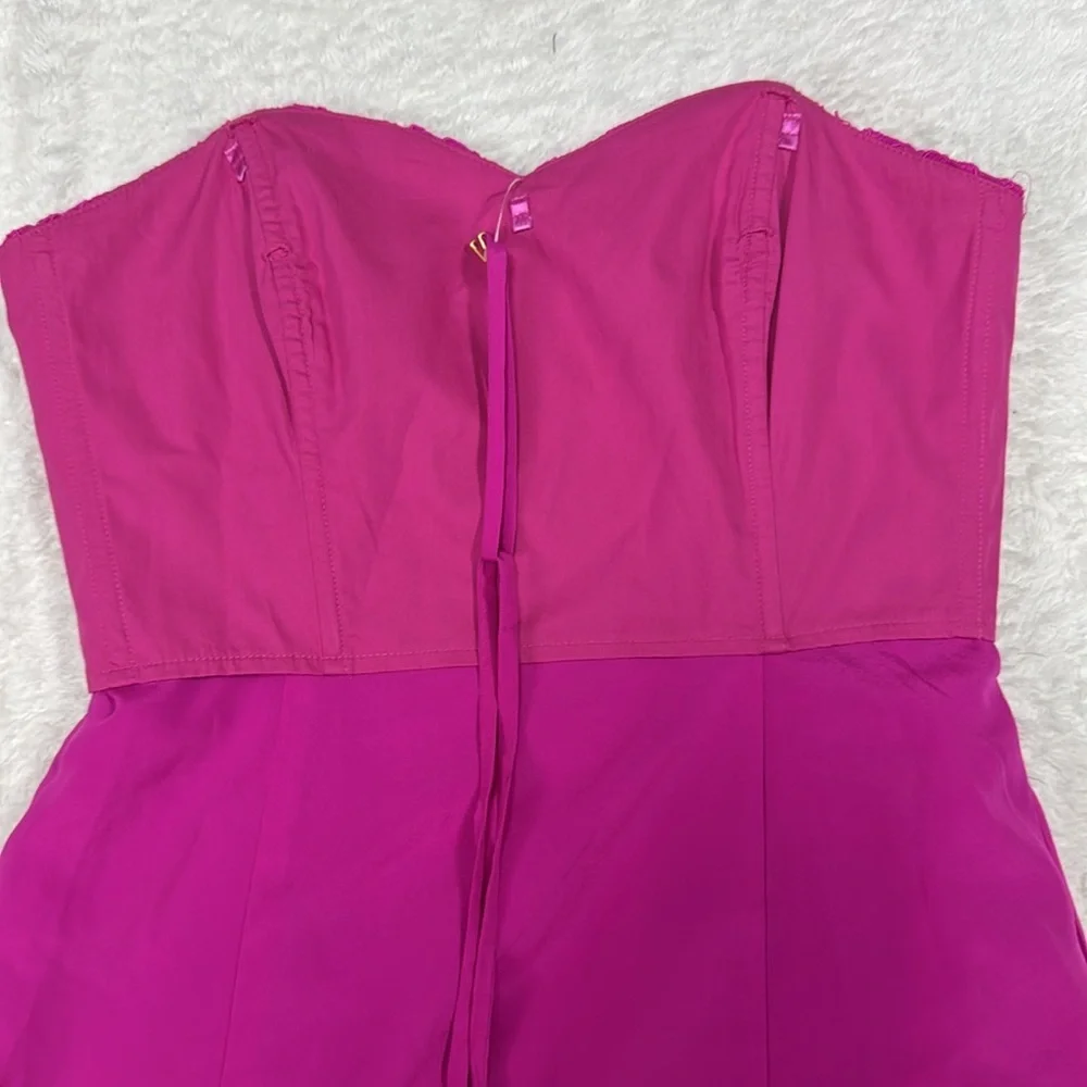 Lilly Pulitzer convertible Fuchsia Summer Lace Dress - Picture 8 of 11